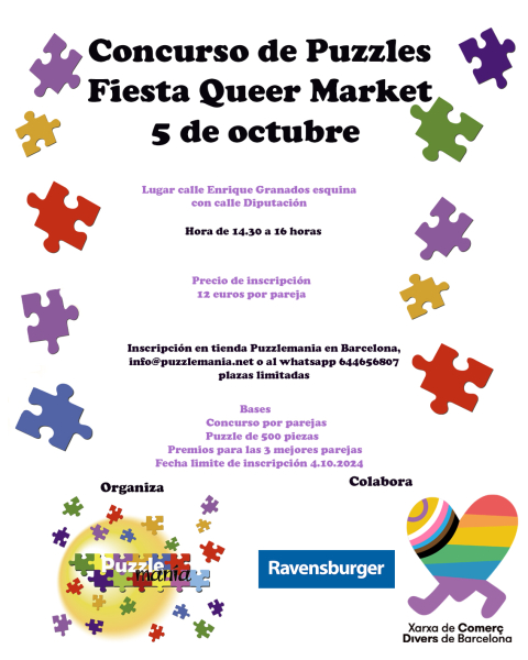 Concurso de puzzles Queer Market 5 de Octubre 24