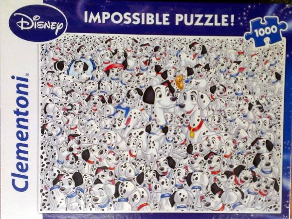 Puzzle 1000 piezas 101 Dálmatas. Puzzle disney para adultos