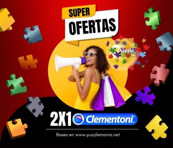 Promoción puzzles clementoni en puzzlemania. 2x1 en clementoni