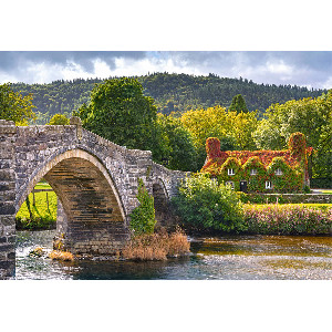 Puente de piega en Gales