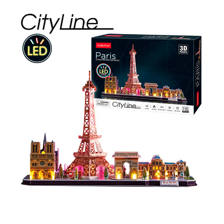 City line Led Paris 3D