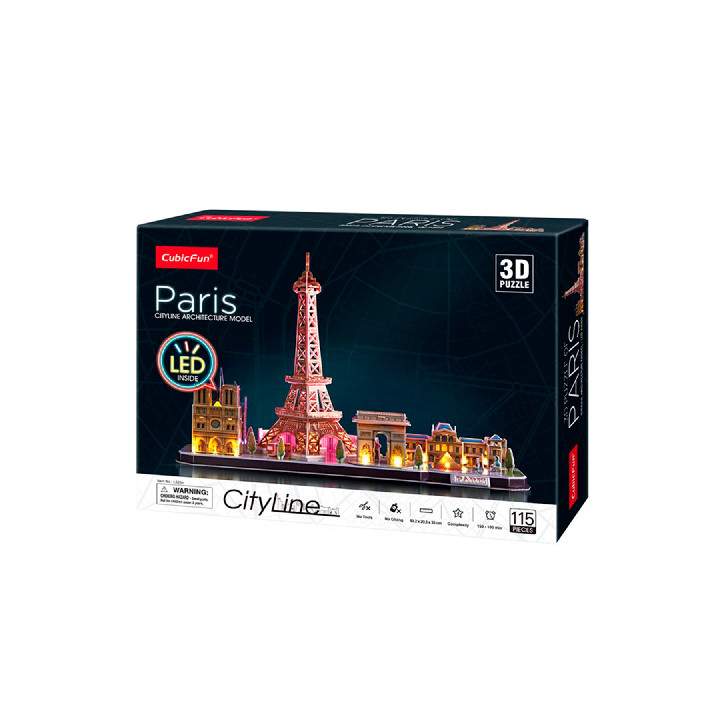 City line Led Paris 3D ( Ref:  L525H )