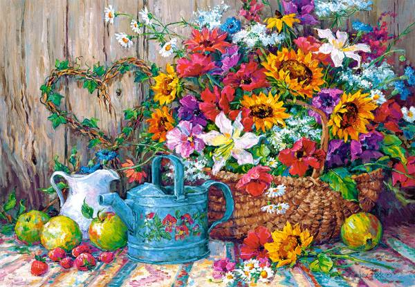 puzzle de flores